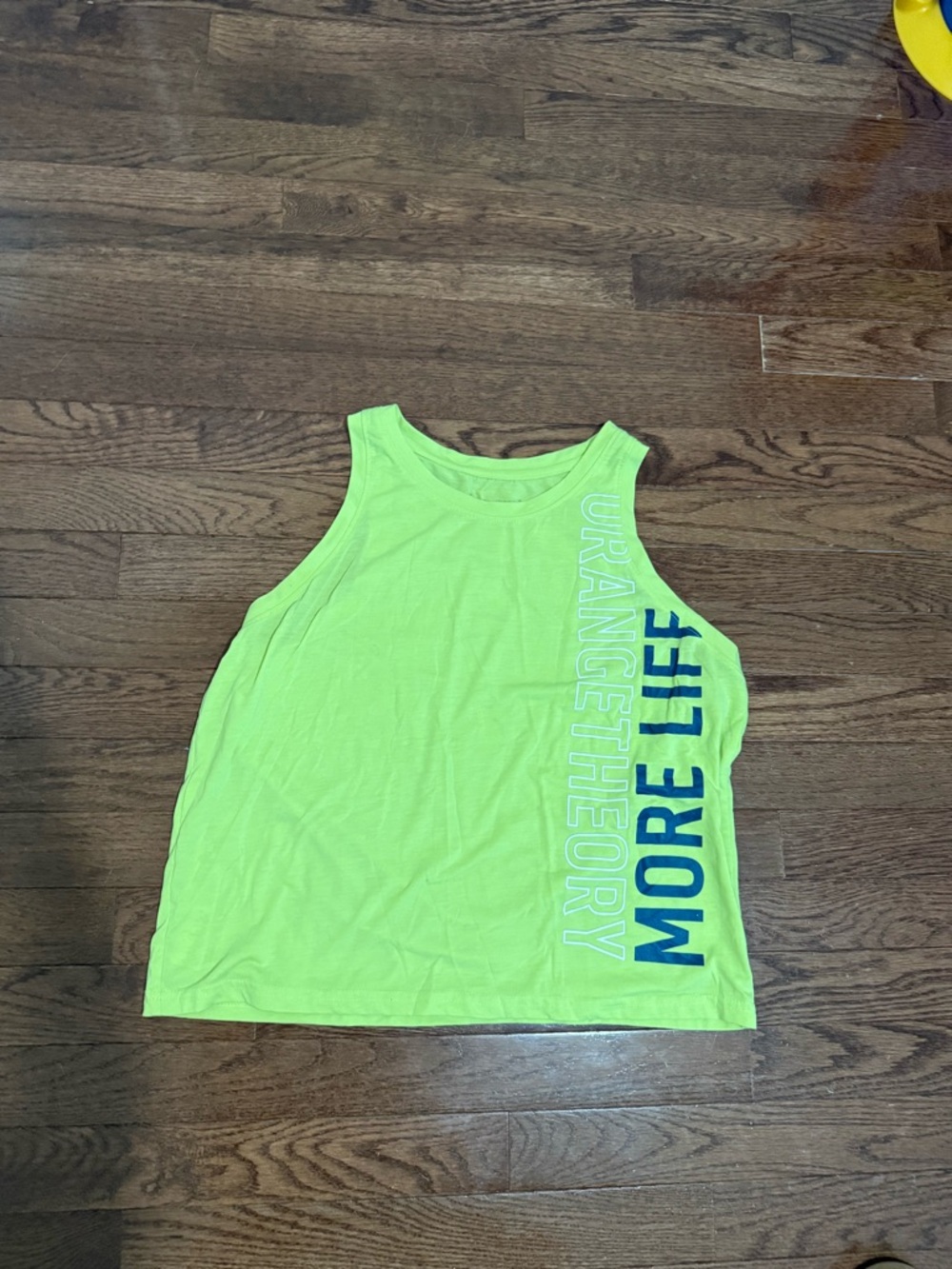 Orangetheory Neon Lime Muscle Tank